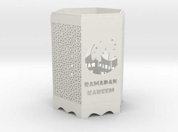 arabic lantern for ramadan in White Natural Versatile Plastic