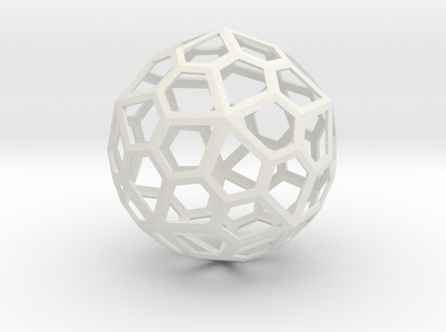 gmtrx lawal skeletal pentagonal hexecontahedron  in White Natural Versatile Plastic