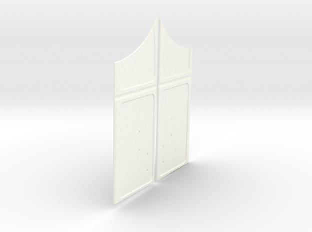 016005-01 Scorcher Door Panel in White Processed Versatile Plastic