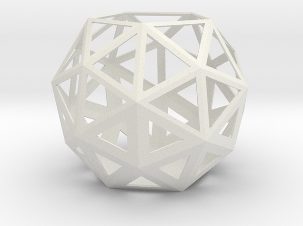 gmtrx skeletal lawal pentakis dodecahedron in White Natural Versatile Plastic