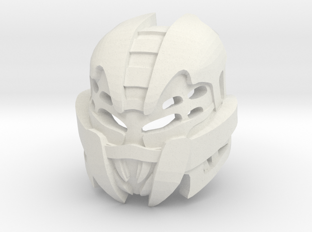 Great Kamaku, Mask of Fear (axle) (shapeshifted) in White Natural Versatile Plastic