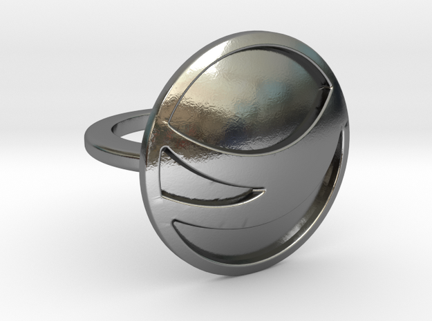 Globemed Ring, Filled in Polished Silver
