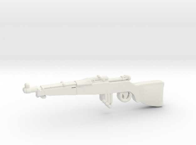 Springfield Rifle Clip in White Natural Versatile Plastic