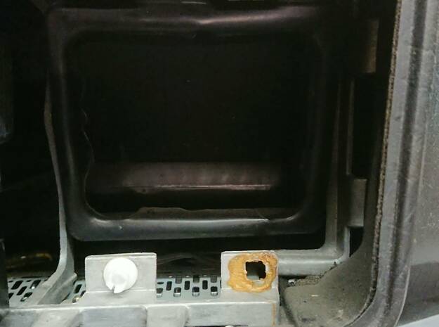 Lancia Delta dashboard clamps speedo frame SET4 in White Processed Versatile Plastic