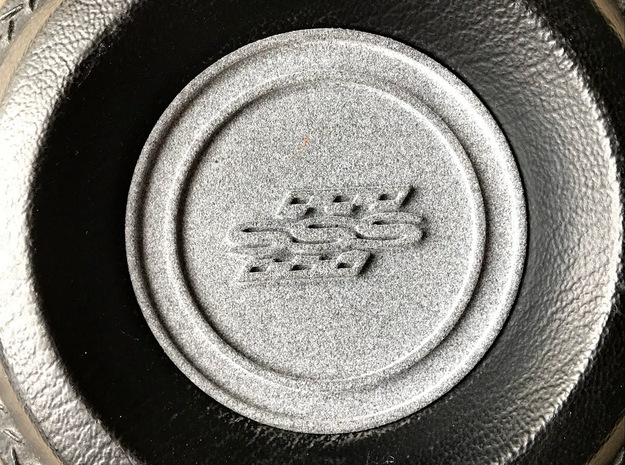 Datsun 510 SSS Steering Wheel Horn Button Badge in Clear Ultra Fine Detail Plastic