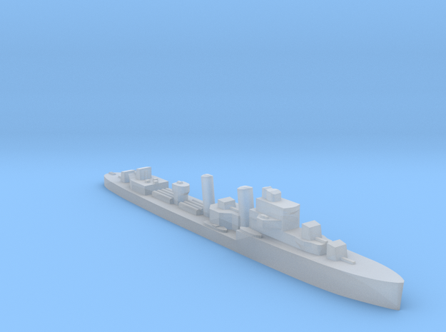 HMS Hardy destroyer 1:1250 WW2  in Smooth Fine Detail Plastic
