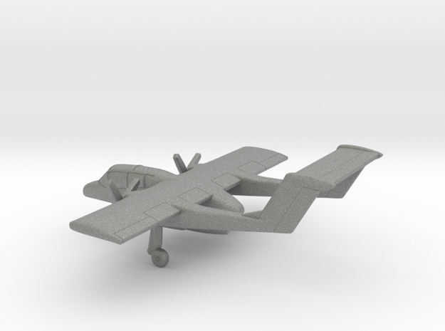 North American Rockwell OV-10A Bronco in Gray PA12: 1:200
