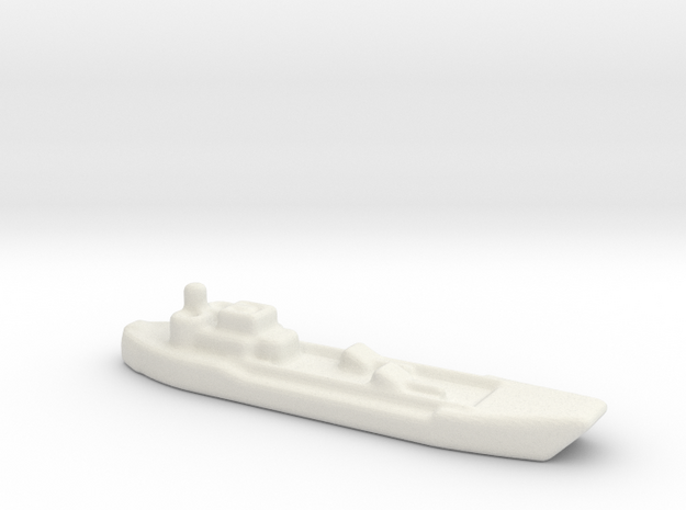 lcg landing craft gun large 1 1/1200 in White Natural Versatile Plastic