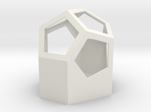 gmtrx lawal dodecahedron house  in White Natural Versatile Plastic