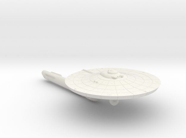 3788 Scale Federation Destroyer Leader (DDL) WEM in White Natural Versatile Plastic