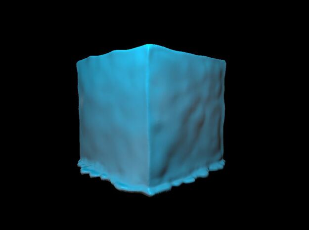 Gelatinous Cube in Tan Fine Detail Plastic