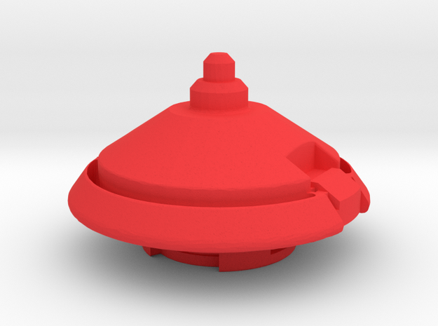 Beyblade BBA Trainer | Anime Blade Base in Red Processed Versatile Plastic