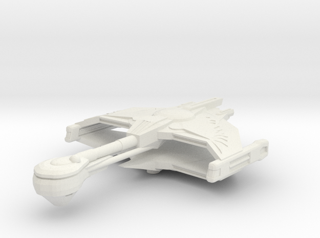 2500 Romulan V'T'eridix Warbird in White Natural Versatile Plastic
