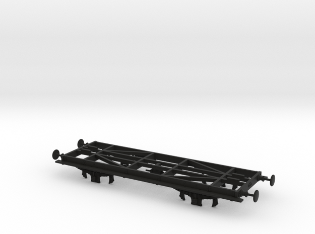 HO LBSCR Mainline 4W Chassis - 6ft springs in Black Natural Versatile Plastic