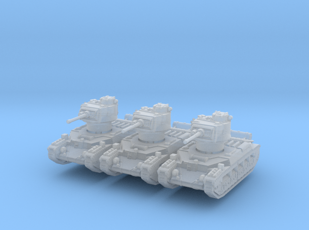 Matilda II (early) (x3) 1/220 in Smooth Fine Detail Plastic