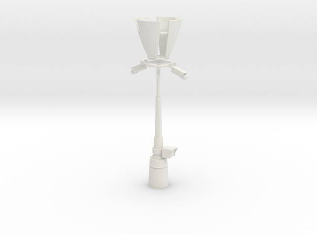 Retro Dino Motion Detector Tower in White Natural Versatile Plastic