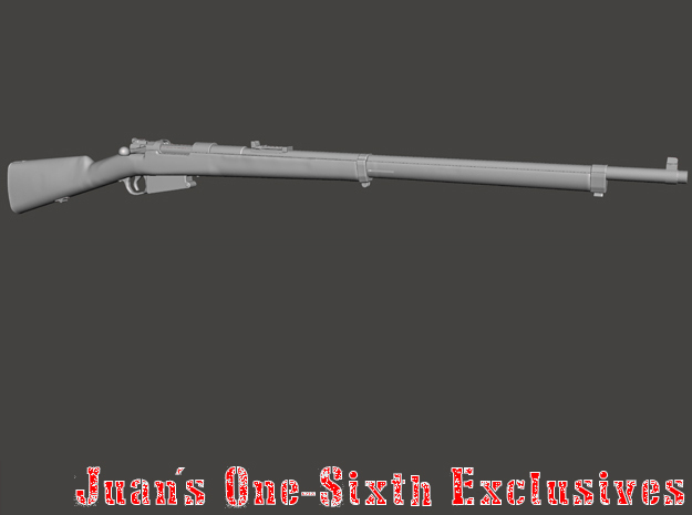 German Army FN Mauser 1889-16 Rifle in Tan Fine Detail Plastic