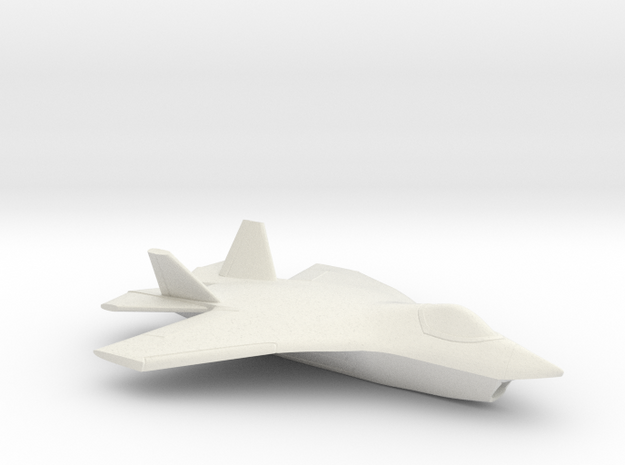 Boeing F-32A JSF Production Model in White Natural Versatile Plastic: 1:144