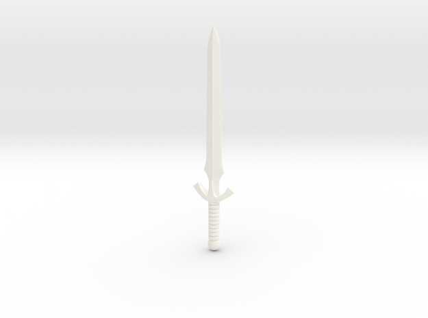 Origins Galaxy Warrior Sword in White Processed Versatile Plastic