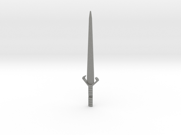 Mego Conan Sword Type S 1/9 Scale in Gray PA12: Small
