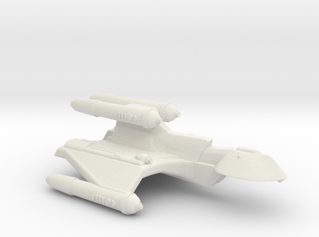 3788 Scale Romulan FireHawk-M+ Hvy Escort Cruiser in White Natural Versatile Plastic