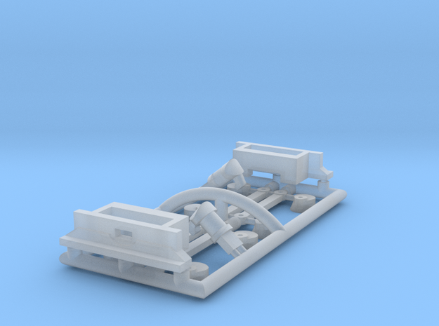 009 Hunslet VC Chassis Parts in Smooth Fine Detail Plastic