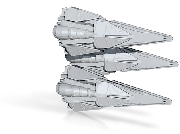 Imperial Raider Frigates 3 models x 42 mm in Tan Fine Detail Plastic