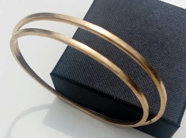 Bangle Hoola Hoop 01 in 14k Gold Plated Brass