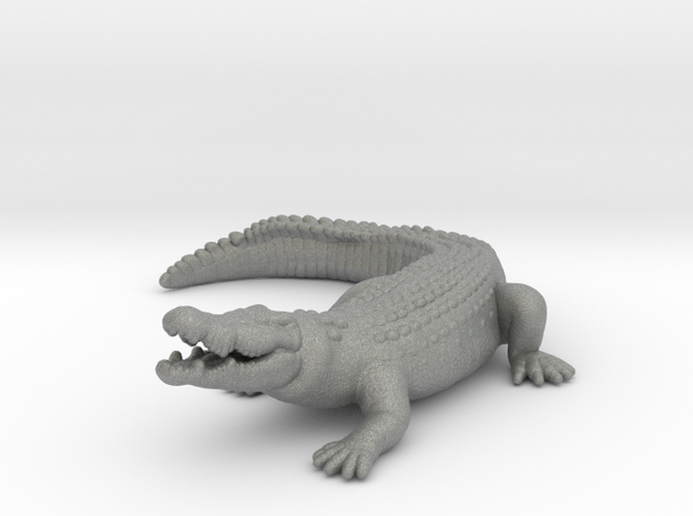 Crocodile miniature model fantasy games rpg dnd wh in Gray PA12