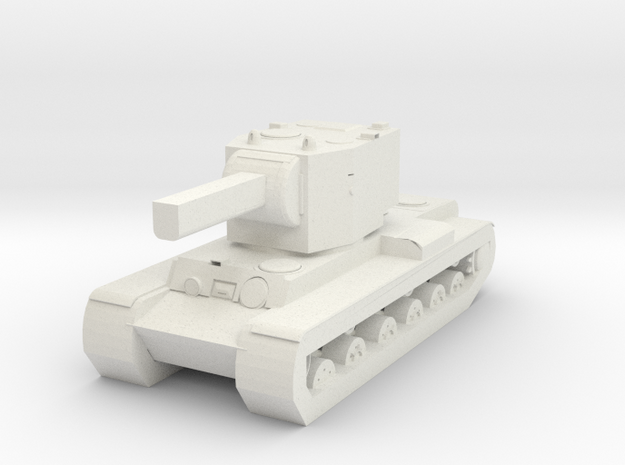 KV-2 1/285 for Axis & Allies in White Natural Versatile Plastic