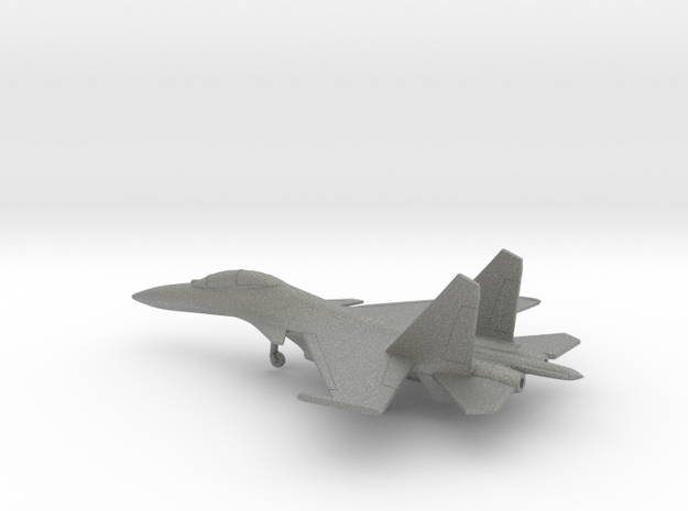 Sukhoi Su-30MKI Flanker-H in Gray PA12: 6mm