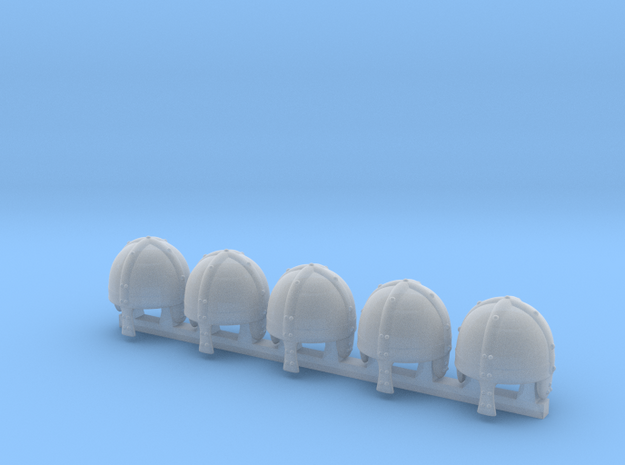 5 x Normannic helmet in Smooth Fine Detail Plastic