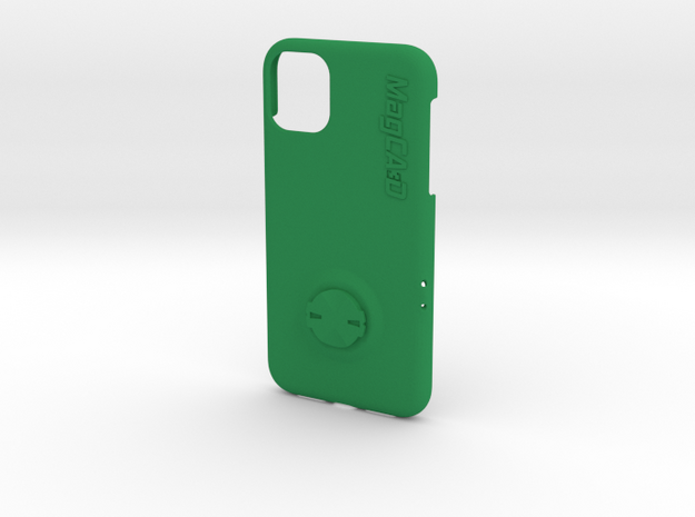 iPhone 11 Garmin Mount Case in Green Processed Versatile Plastic