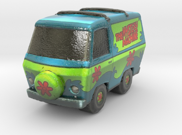 Scooby Doo - The Mystery Machine in Glossy Full Color Sandstone