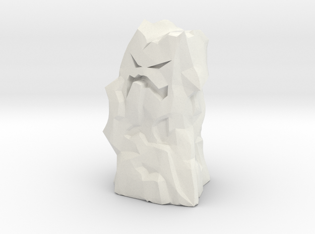 Makuta Stone for Print in White Natural Versatile Plastic