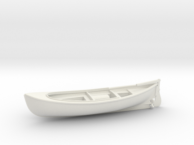 1/50 USN 26ft Motor Whaleboat in White Natural Versatile Plastic