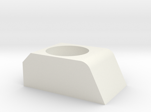 Dice Roller Block in White Natural Versatile Plastic