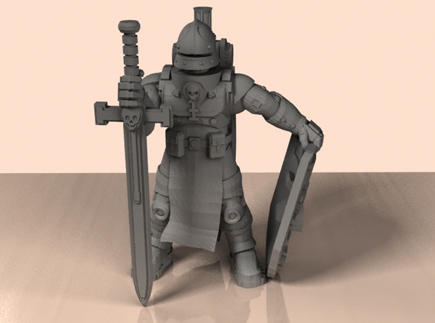 Digital-28mm space crusader in crusader