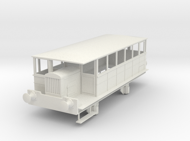 0-43-spurn-head-hudswell-clarke-railcar in White Natural Versatile Plastic