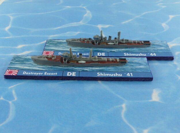 IJN DE Shimushu 1/1250 in Tan Fine Detail Plastic