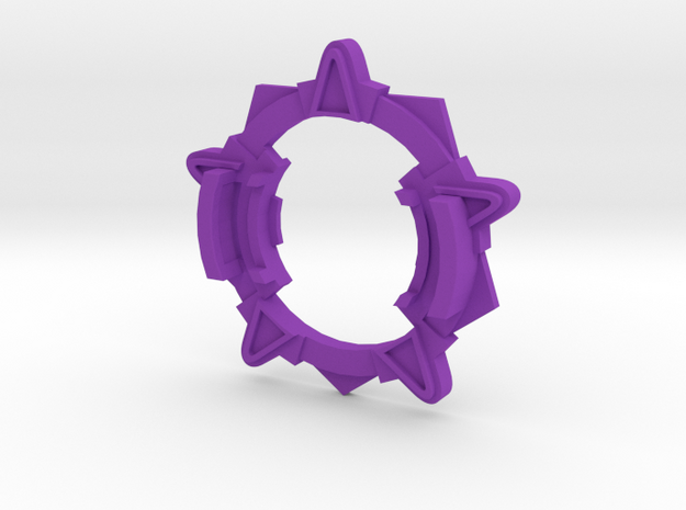 Bey Einstein Attack Ring in Purple Processed Versatile Plastic