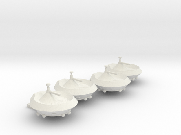 285 Scale Andromedan Legionnaire Tanks SRZ in White Natural Versatile Plastic