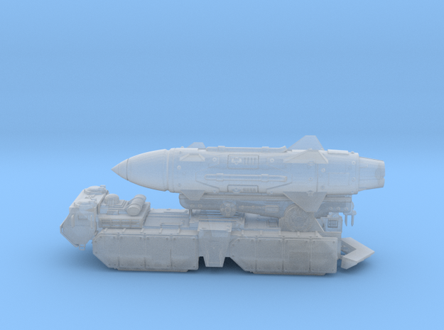 Pion Missile System down with missile in Smooth Fine Detail Plastic