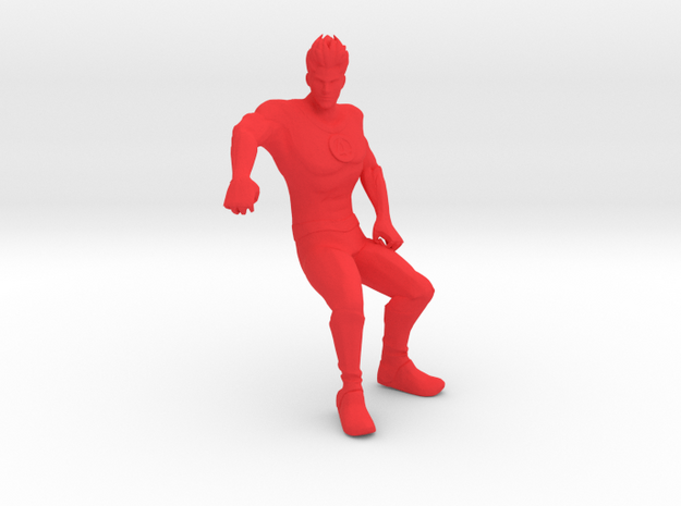 Fantastic Four - Human Torch - Fantasticar in Red Processed Versatile Plastic