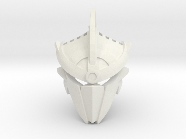 [Outdated] Toa Gaaki's Mask of Clairvoyance in White Natural Versatile Plastic
