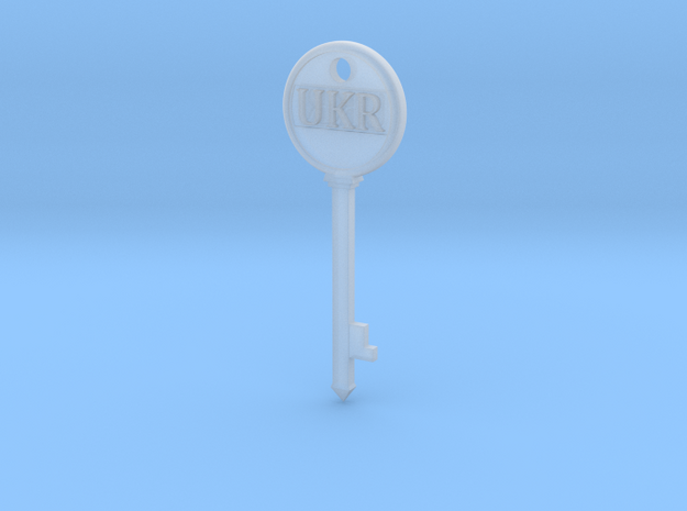 Clock Tower 3 Kitchen Key in Smooth Fine Detail Plastic