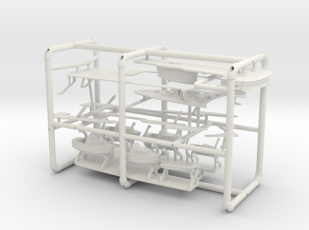 MI 280 Kit Deck Assemblies in White Natural Versatile Plastic