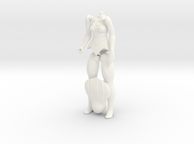 Frosta Full Figure (NO CAPE) VINTAGE in White Processed Versatile Plastic