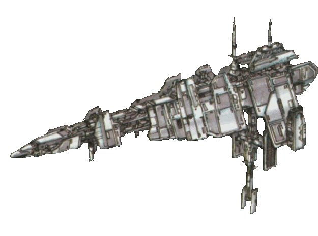Sith Derriphan battleship in Tan Fine Detail Plastic