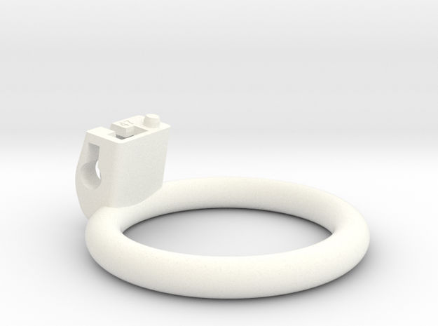 Cherry Keeper Ring G2 - 47mm Flat in White Processed Versatile Plastic